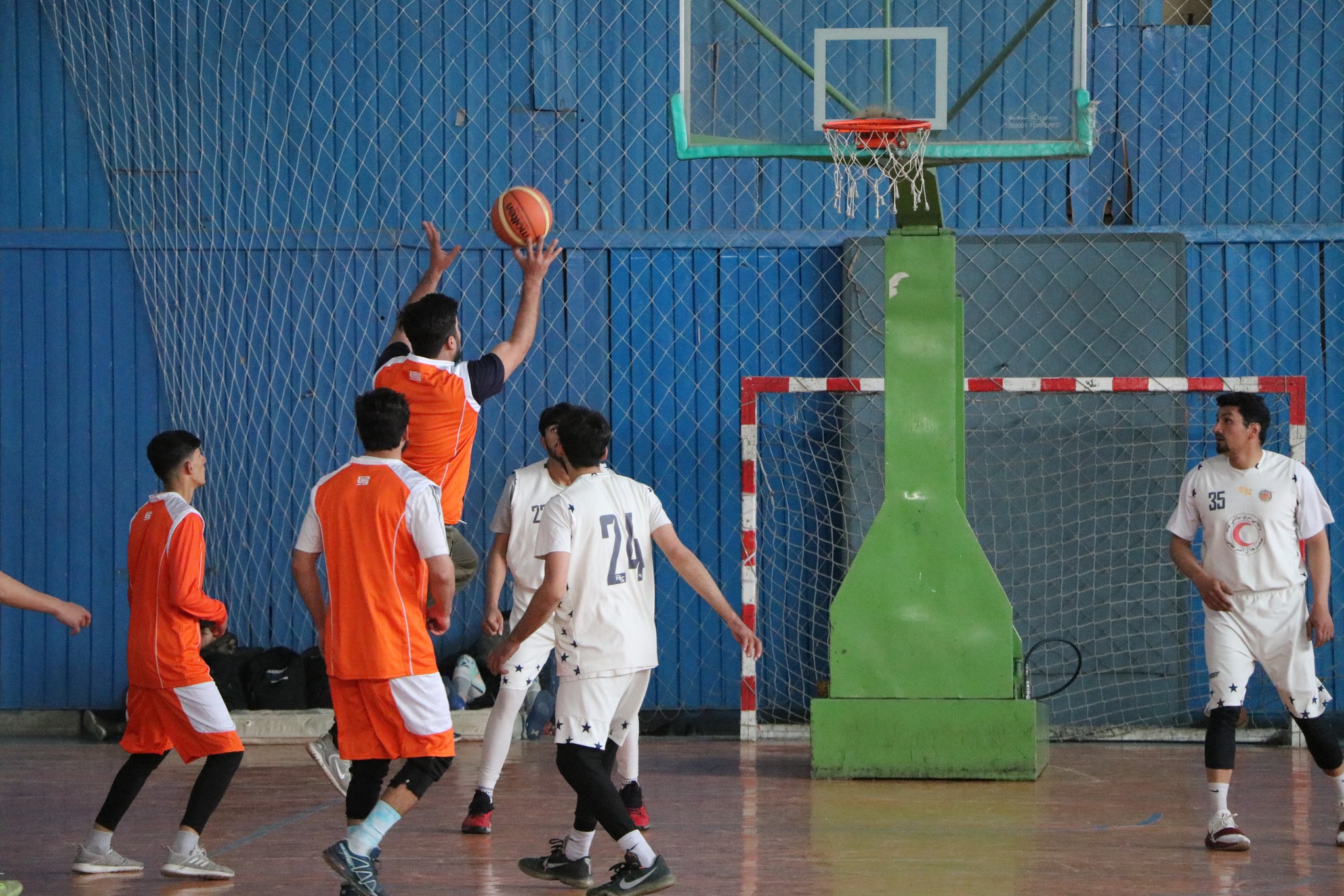 کابل؛ مسابقات بسکتبال تحت عنوان جام رمضانی میان شش تیم برگزار گردید