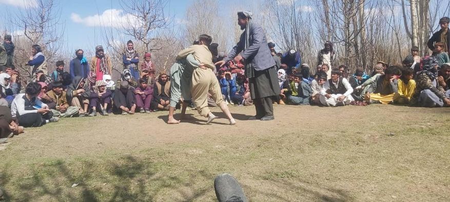 رقابتهای کشتی محلی در غور برگزار شد
