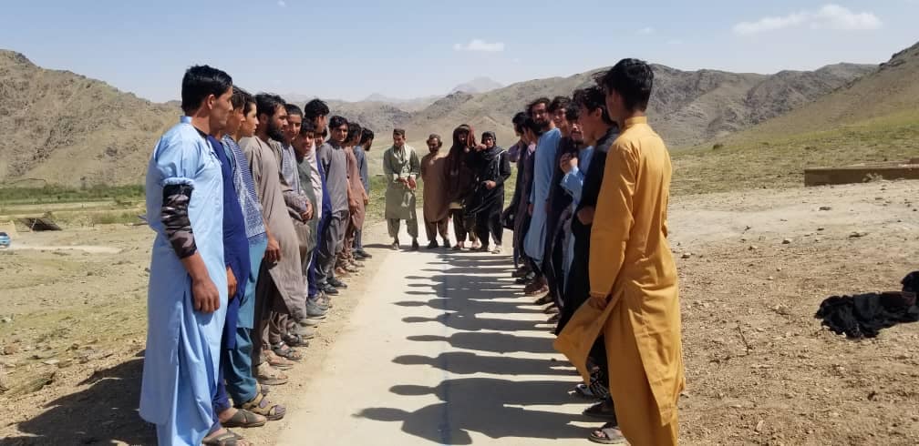 زابل؛ په ارغنداب ولسوالۍ کې د ۱۶ لوبډلو ترمنځ د ټېپ بال کرکت سيالۍ پيل شوې
