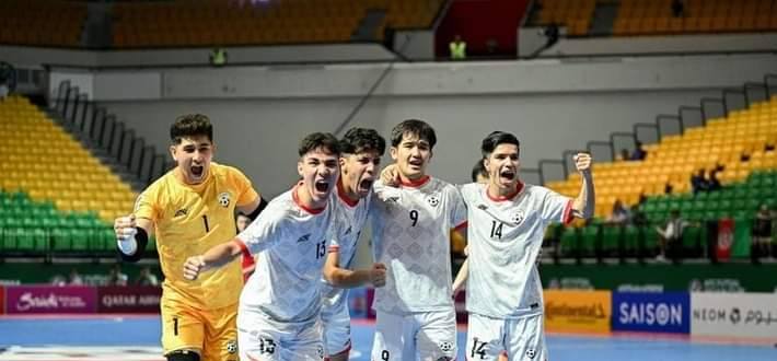 In the continuation of the Asian Nations Cup, Afghanistan defeated the Kyrgyzstan team with a difference of 5-3 points in their last match, and qualified for the 2024 Futsal World Cup.