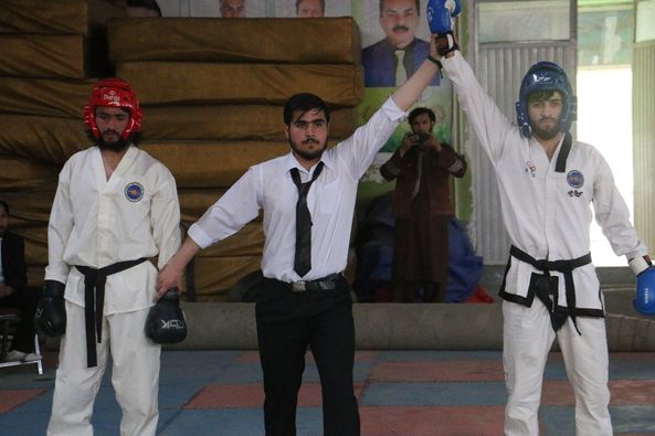کابل؛ مسابقات فدراسیون ملی تکواندوی ITF تحت عنوان بهترینان با اشتراک ۱۰ ورزشکار برگزار گردید