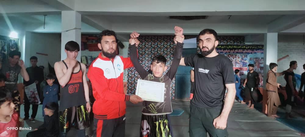 ننګرهار؛ خوږیاڼو ولسوالۍ کې د ۳۶ ورزشکارانو ترمنځ د ووشو سیالۍ ترسره شوې