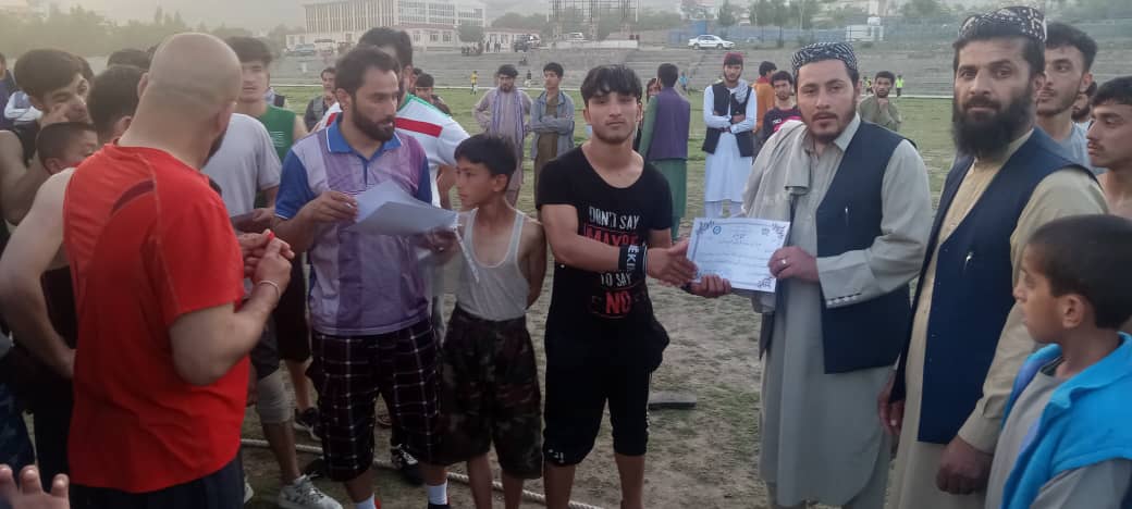 پروان؛ رقابت های غرسی میان چهار تیم در مرکز این ولایت برگزار شد