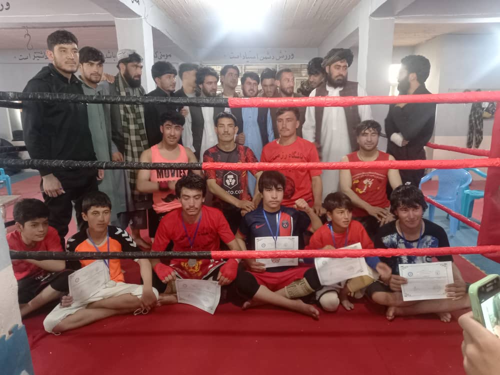 بادغیس؛ مسابقات منتخب موی تای با اشتراک ۲۰ ورزشکار برگزار گردید