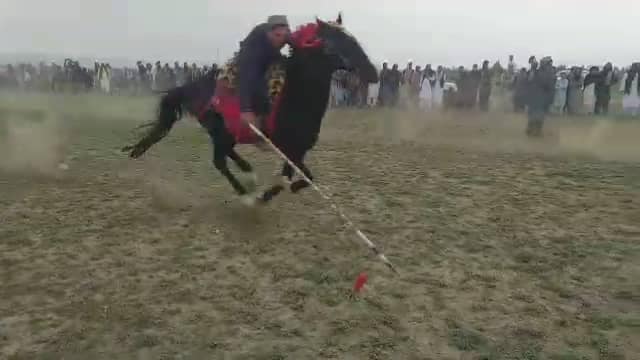 پکتیکا؛ مټاخان ولسوالۍ کې د پنځو لوبډلو ترمنځ د نیزه وهنې سیالۍ ترسره شوې