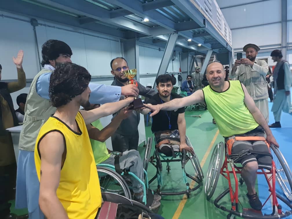 بدخشان؛ مسابقات ویلچر بسکتبال میان چهار تیم با قهرمانی تیم عقابان پامیر به پایان رسید