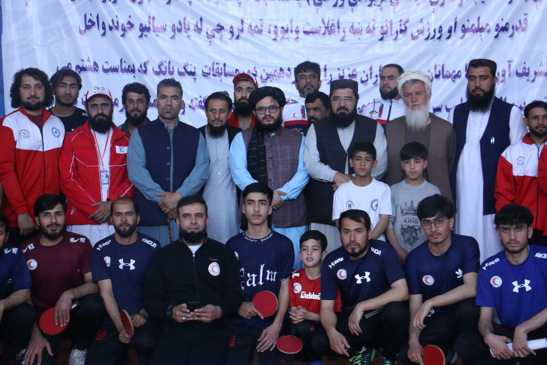 په کابل کې د سرې میاشتې نړیوالې ورځې په مناسبت د ۱۸ لوبډلو ترمنځ د پنګ پانګ سیالۍ پیل شوې