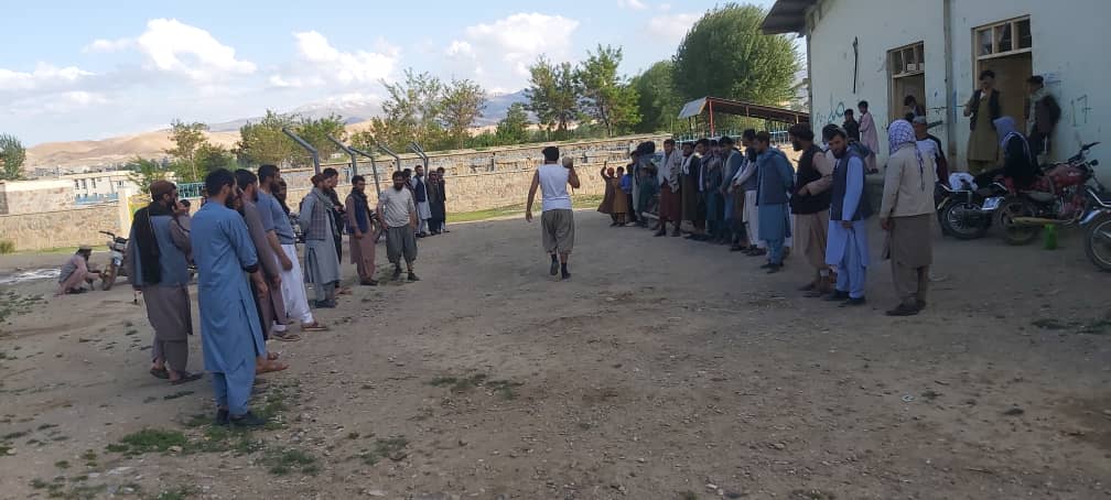 غور کې د ۲۰ ورزشکارانو ترمنځ د تیږې اچونې لومړی پړاو سیالۍ ترسره شوې