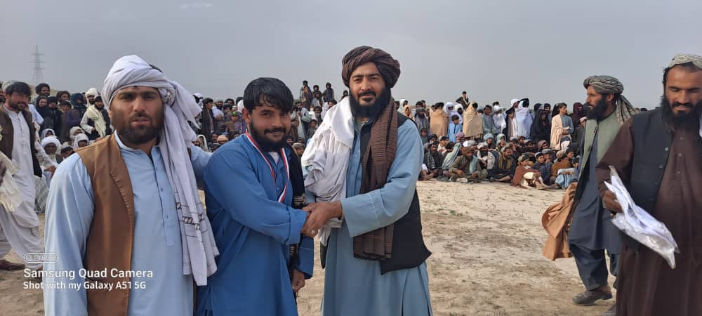 زابل؛ په مرکز قلات ښار کې د ۱۰۰ پهلوانانو ترمنځ د سيمه ييزې غېږ نيونې سيالۍ ترسره شوې