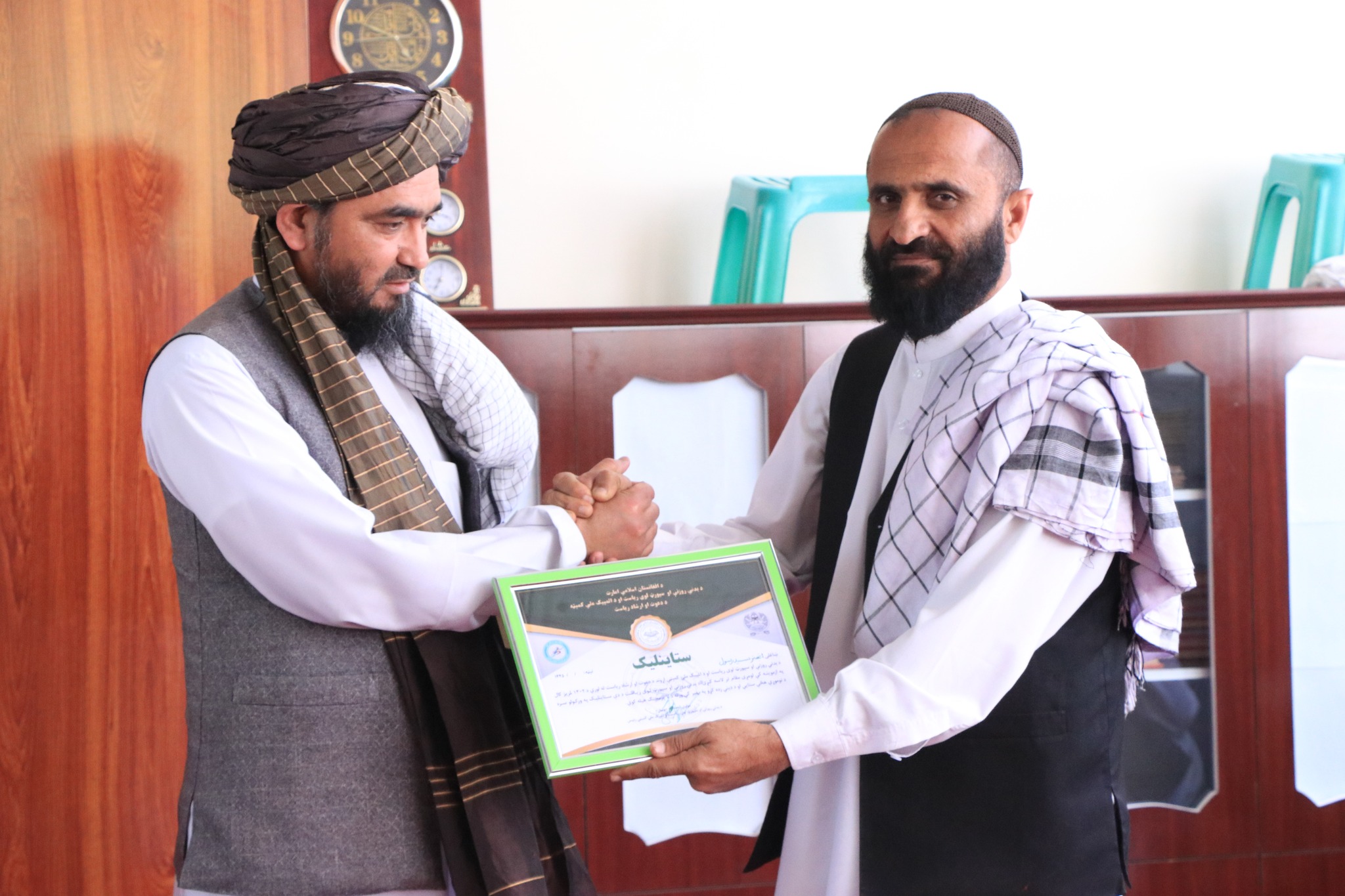 کابل؛ برنامه اصلاحی ریاست دعوت و ارشاد ریاست عمومی تربیت بدنی و کمیته ملی المپیک کشور برگزار گردید