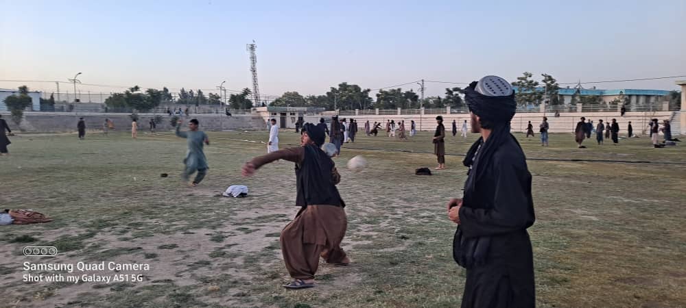 زابل؛ په مرکز قلات ښار کې د ۲۵ ورزشکارانو ترمنځ د تیږې اچوونې سيالۍ ترسره شوې