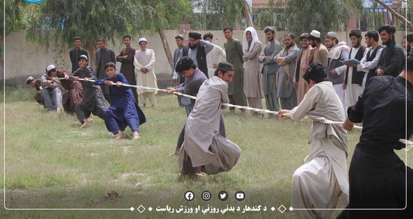 کندهار؛ مسابقات محلی و عنعنوی در مکتب سید جمال الدین افغان برگزار گردید