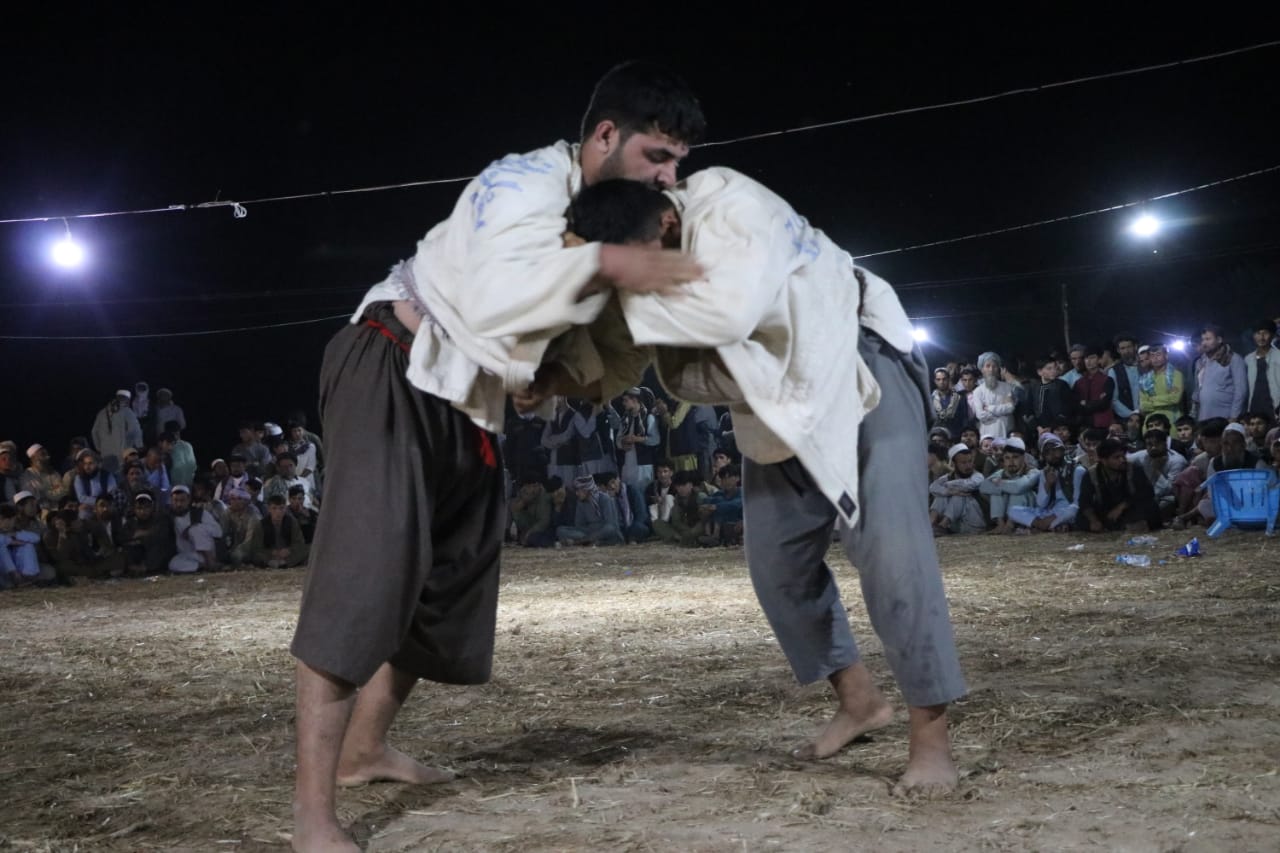 Wrestling competitions were held by the representative of Kuresh National Federation and in cooperation with the Department of Physical Education and Sports of Kunduz province among 120 athletes in Imam Sahib district of this province.