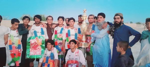 هلمند؛ په گرمسېر ولسوالۍ کې د ۱۲ لوبډلو ترمنځ د فوټبال سيالۍ پيل شوې