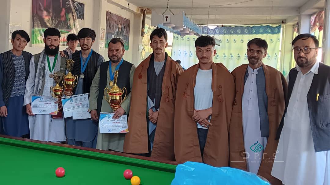 غزنی؛ مسابقات سنوکر با اشتراک ۳۲ ورزشکار در ولسوالی جاغوری به پایان رسید
