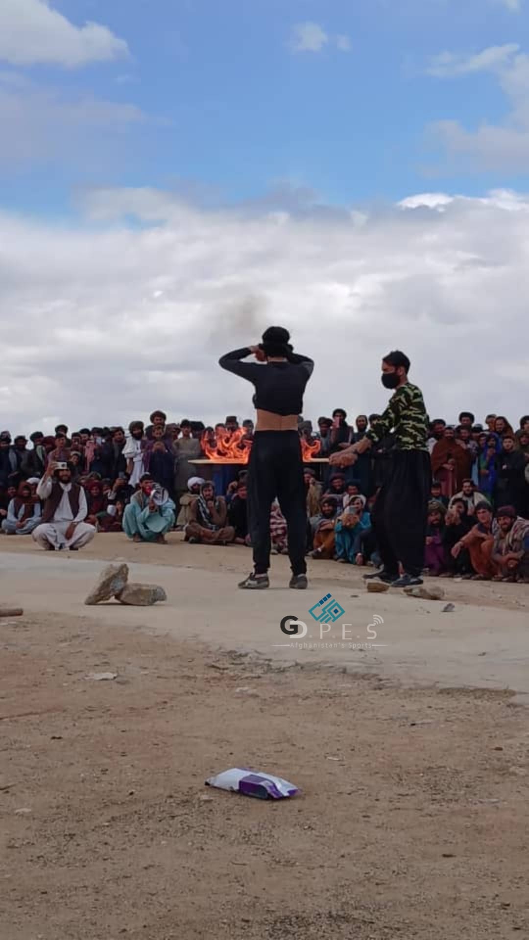 غزني؛ مقر ولسوالۍ کې د جوجیتسو د ۲۲ ورزشکارانو له لوري ورزشي نندارې ترسره شوې