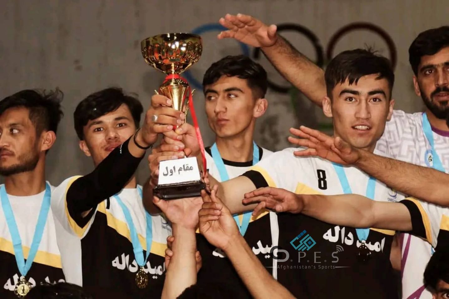 غزنی؛ مسابقات والیبال ولسوالی جاغوری با اشتراک ۲۰ تیم با قهرمانی تیم امید داله به پایان رسید