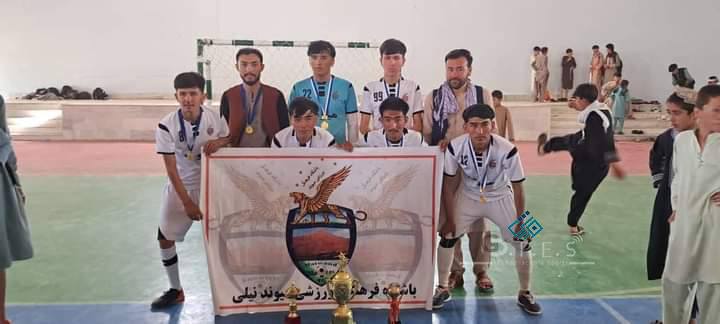 دایکندي؛ مرکز نیلي کې د ۱۶ لوبډلو ترمنځ د شل کلنو کم عمره د فوټسال سیالۍ پای ته ورسېدې