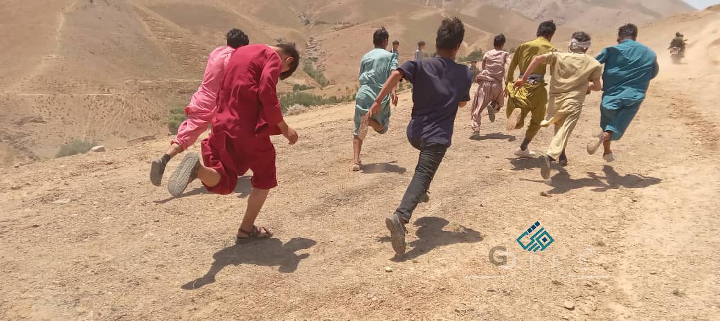 دایکندي؛ شهرستان ولسوالۍ کې د ۱۸ ورزشکارانو ترمنځ د ځغاستې سیالۍ ترسره شوې