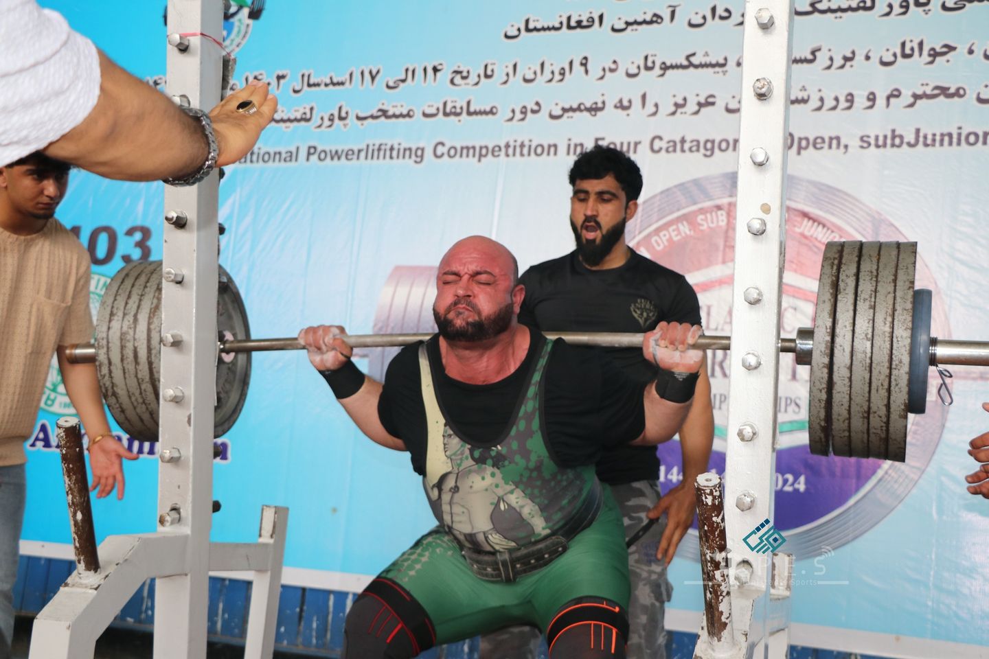 کابل کې د ۱۶۰ ورزشکارانو ترمنځ د پاور لیفټینګ نهم پړاو ملي ټاکنیزې سیالۍ پيل شوې