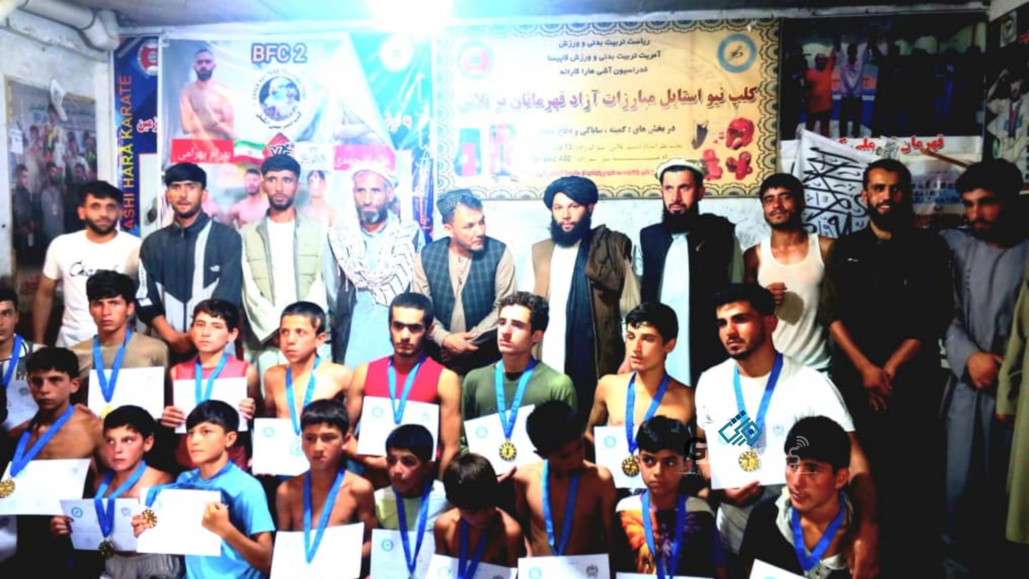 کاپیسا؛ رقابت‌های پانکریشن میان ۳۰ ورزشکار در ولسوالط حصه اول کوهستان برگزار شد