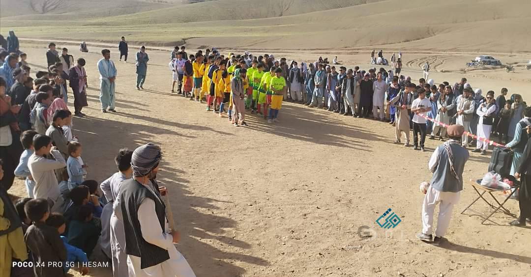 دایکندی؛ مسابقات فوتبال با اشتراک ۱۸ تیم در ولسوالی میرامور آغاز گردید