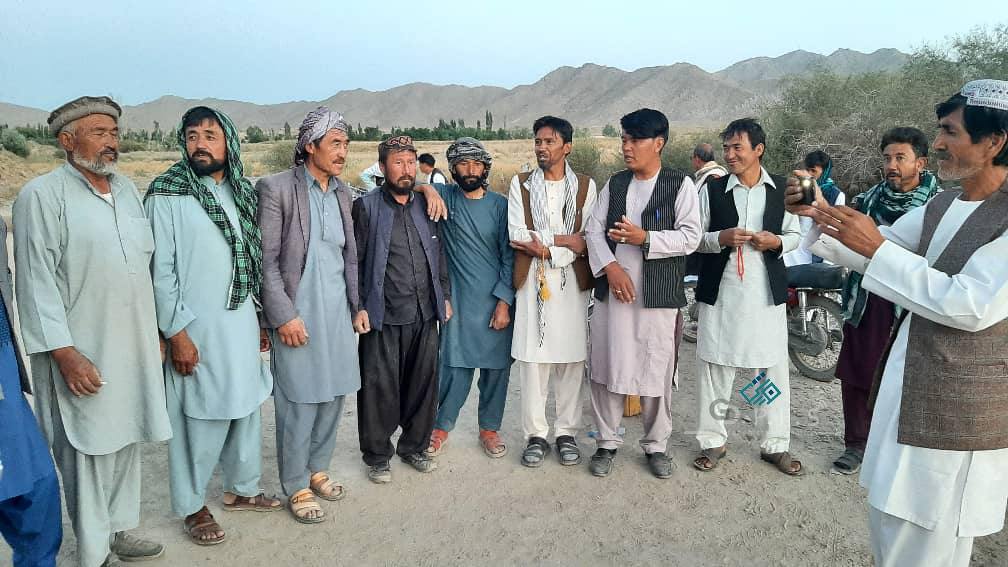 غزنی؛ تیم تمقول لومان قهرمان مسابقات نشانه‌زنی با سنگ در ولسوالی جاغوری شد