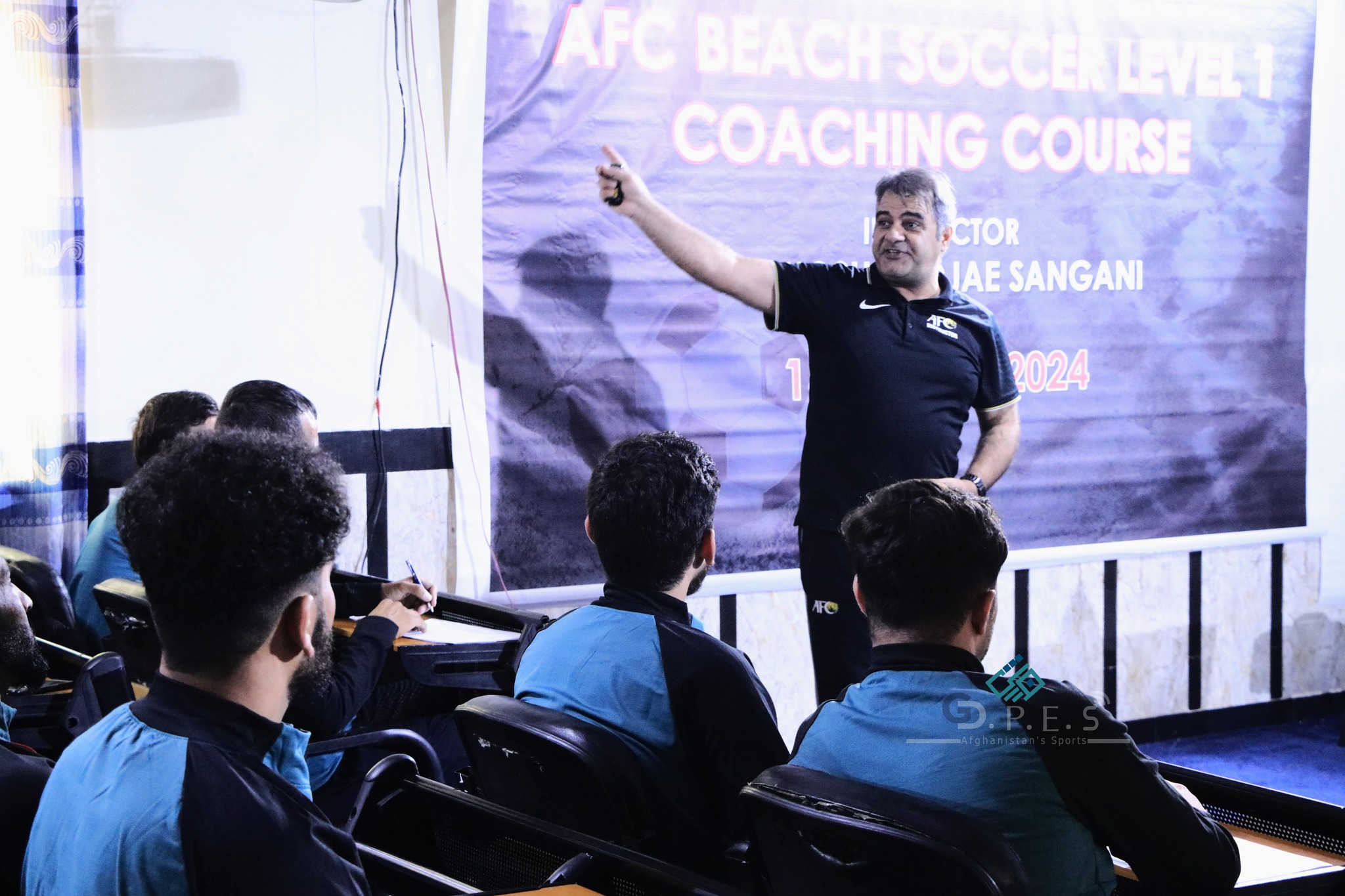 کابل؛ کورس مربیگری درجه یک فوتبال ساحلی با اشتراک ۱۵ مربی آغاز گردید