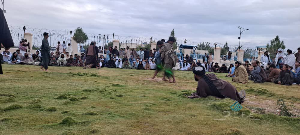 زابل: مرکز قلات ښار کې د ۶۰ پهلوانانو ترمنځ د سیمه‌ییزې غېږ نیونې سیالۍ ترسره شوې