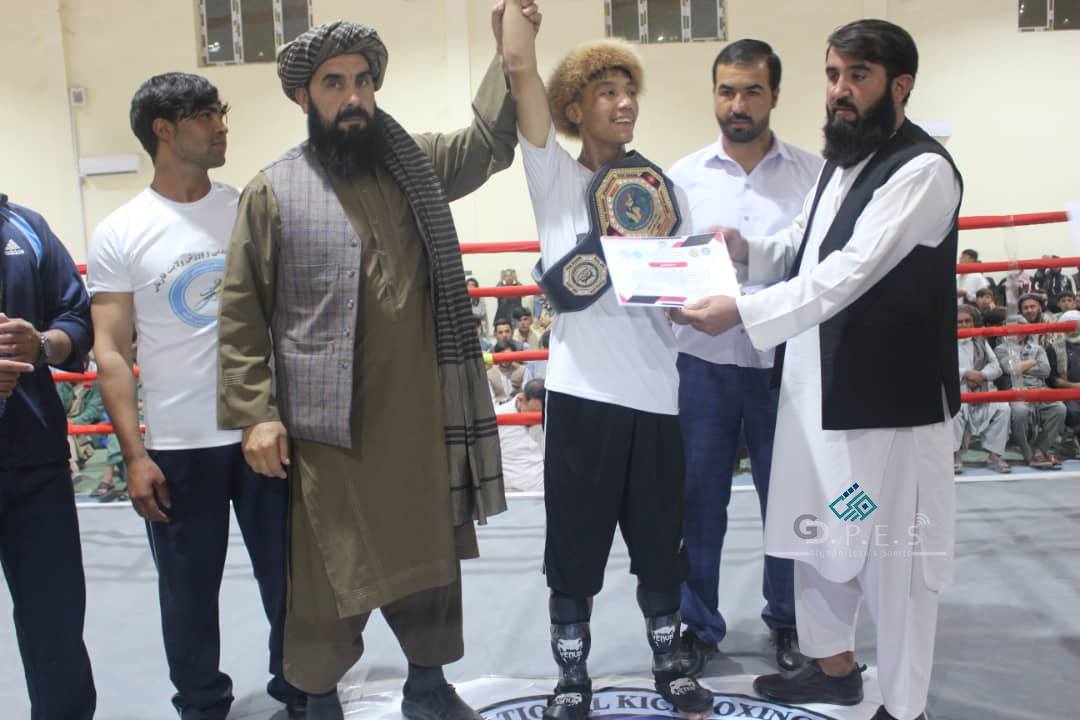 فاریاب؛ رقابت‌های کیک‌بوکسینگ میان ۴۳ ورزشکار در مرکز شهر میمنه برگزار شد