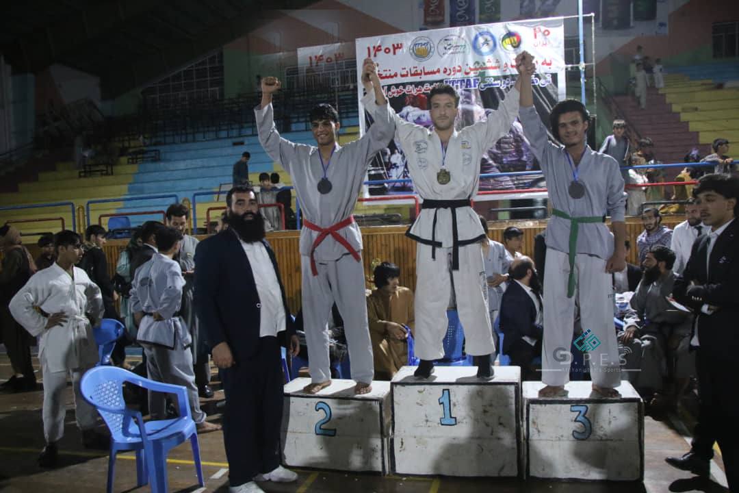 هرات؛ بیست‌و ششمین دور مسابقات تکواندوی آی تی آف با اشتراک ۱۸۰ ورزشکار برگزار گردید