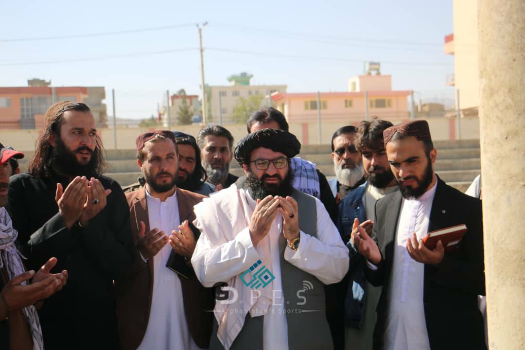 لوګر؛ د یو نیم میلیون افغانيو په ارزښت د ورزشي اماکنو رغنیزې چارې پیل شوې