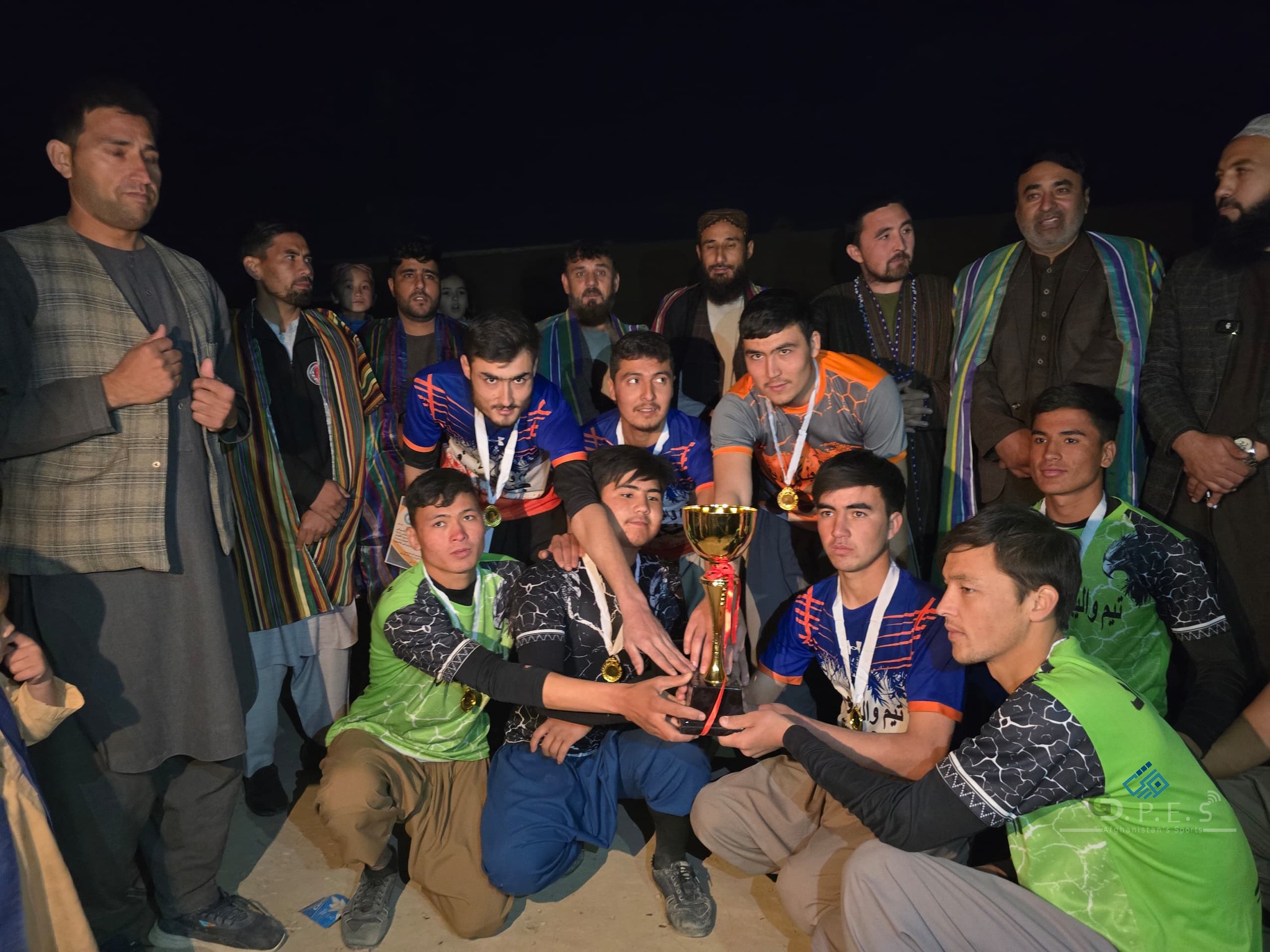 جوزجان؛ مسابقات والیبال میان بیست تیم با قهرمانی تیم جوانان جنگل اریغ به پایان رسید