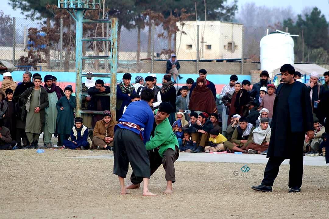 کندز کې د ۶۰ تنو پهلوانانو ترمنځ د کورش سيمه ييزې سيالۍ ترسره شوې