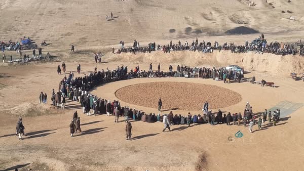 بلخ؛ رقابتهای کورش میان ۲۰ پهلوان در ولسوالی کشنده برگزار شد