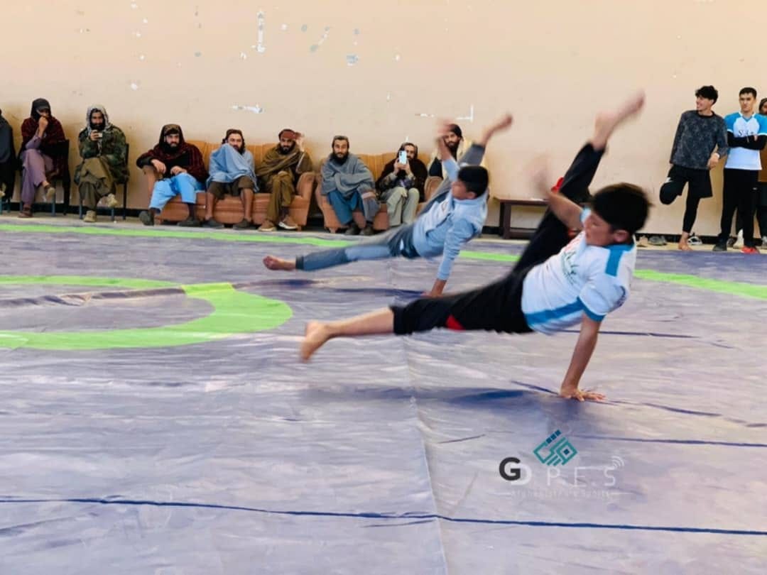 ميدان وردگ کې د ۲۵ لوبغاړو ترمنځ د جمناسټیک ټاکنيزې سيالۍ ترسره شوې