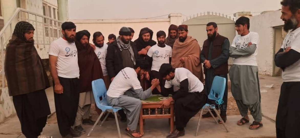 زابل؛ په قلات ښار کې د ۲۴ ورزشکارانو ترمنځ د لاس چپه کولو سيالۍ پای ته ورسېدې