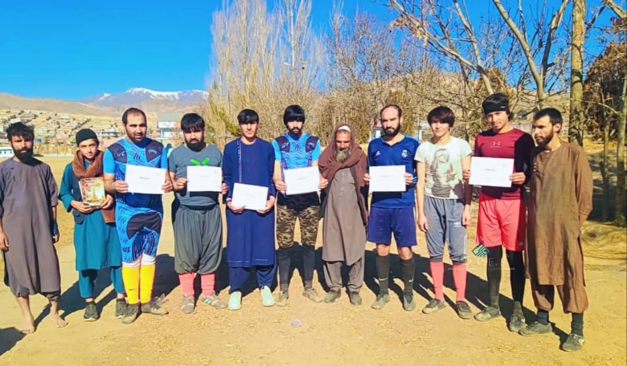 ميدان وردگ؛ په ميدان ښار کې د ۲۲ ورزشکارانو ترمنځ د تيږې اچونې سيالۍ ترسره شوې