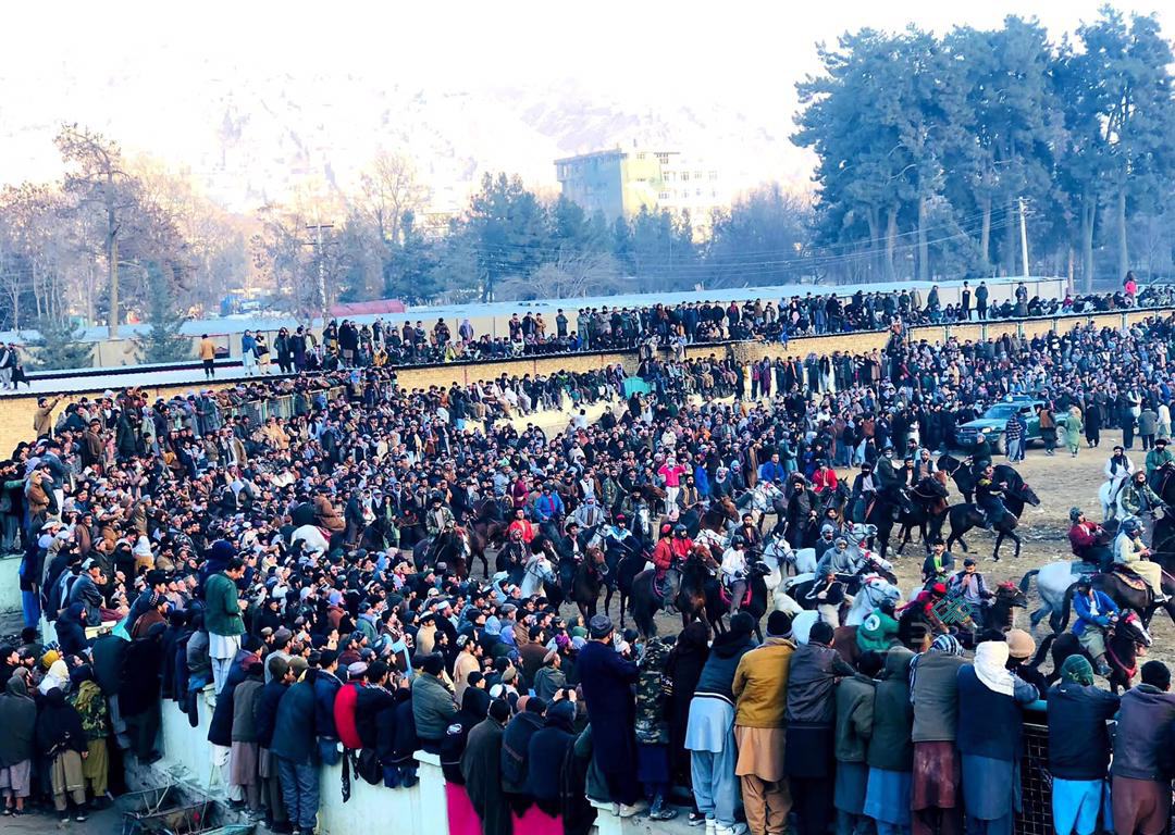 بغلان؛ رقابتهای بزکشی میان ۵۰ چاپنداز در شهر پلخمری برگزار شد