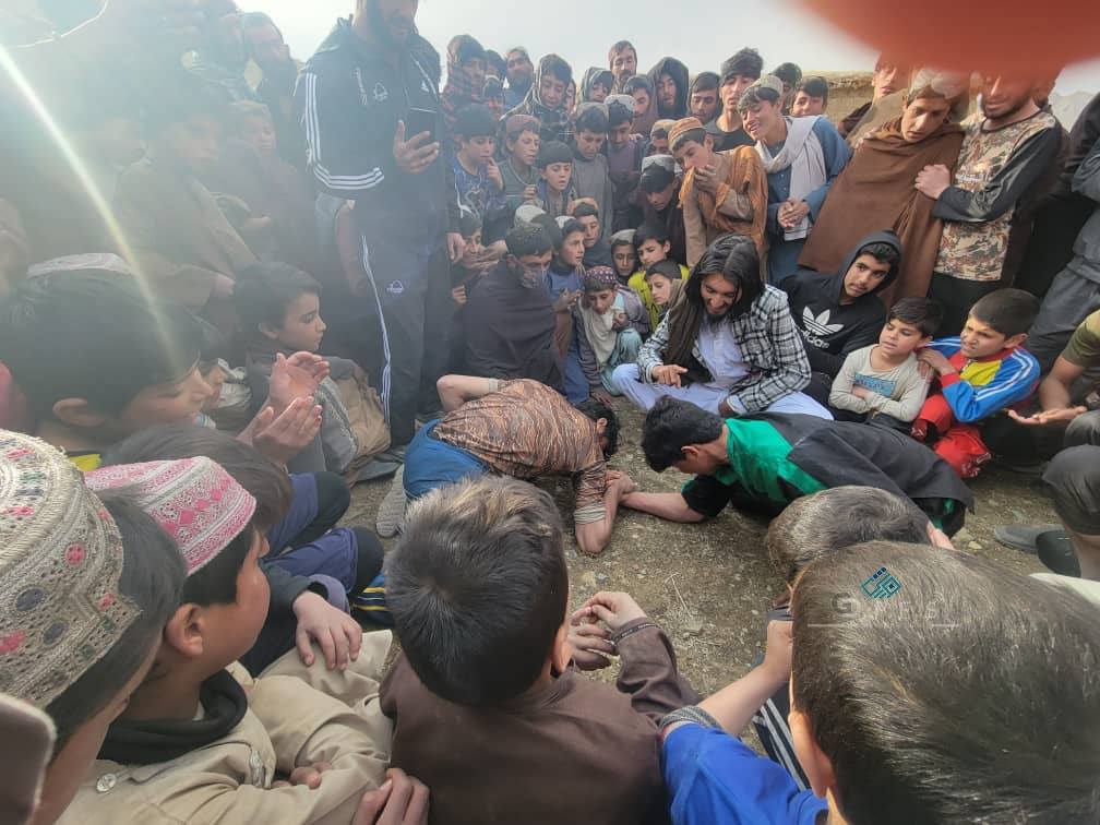 زابل ؛ په شاجوی ولسوالۍ کې د ۴۰ ورزشکارانو ترمنځ د لاس چپه کولو سيالۍ ترسره شوې