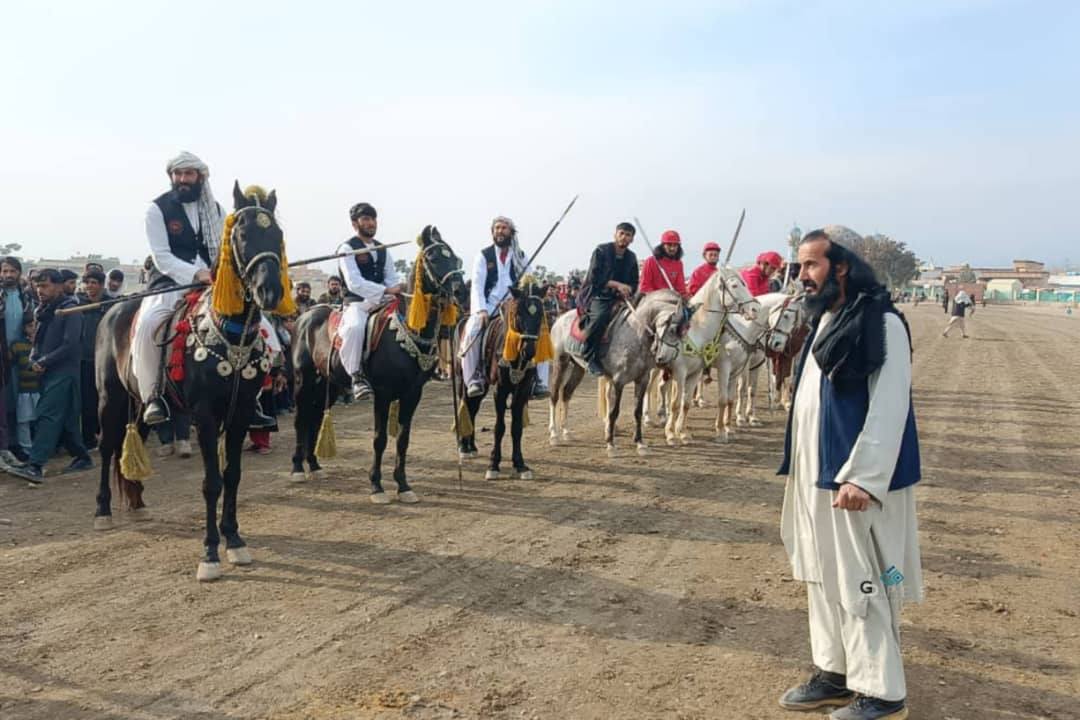 خوست کې د اتو لوبډلو ترمنځ د نیزه وهنې سیالۍ ترسره شوې