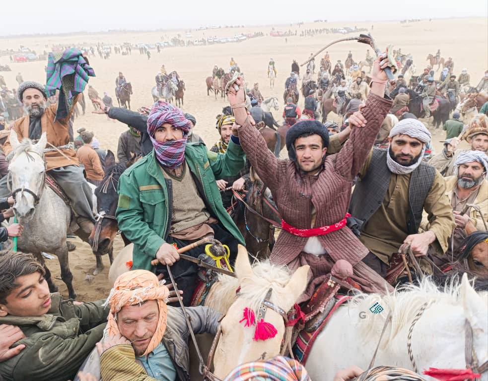 کندز؛ مسابقات بزکشی با اشتراک ۷۵ چاپنداز در ولسوالی قلعه زال برگزار گردید