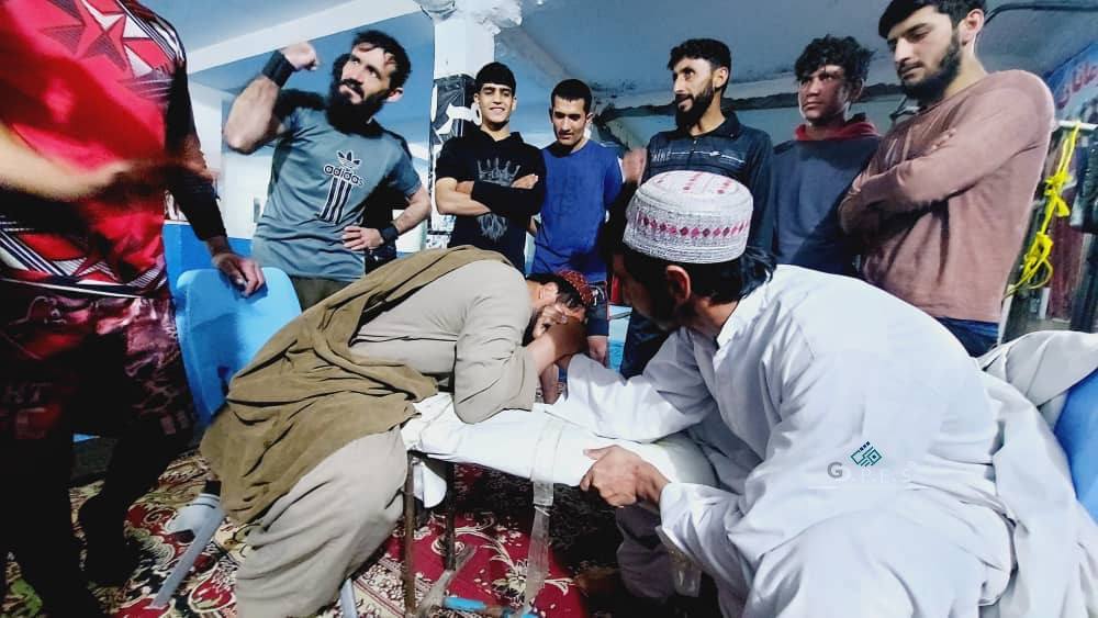 زابل ؛ مرکز قلات ښار کې د ۳۰ ورزشکارانو ترمنځ د لاس چپه کولو سیالۍ ترسره شوې
