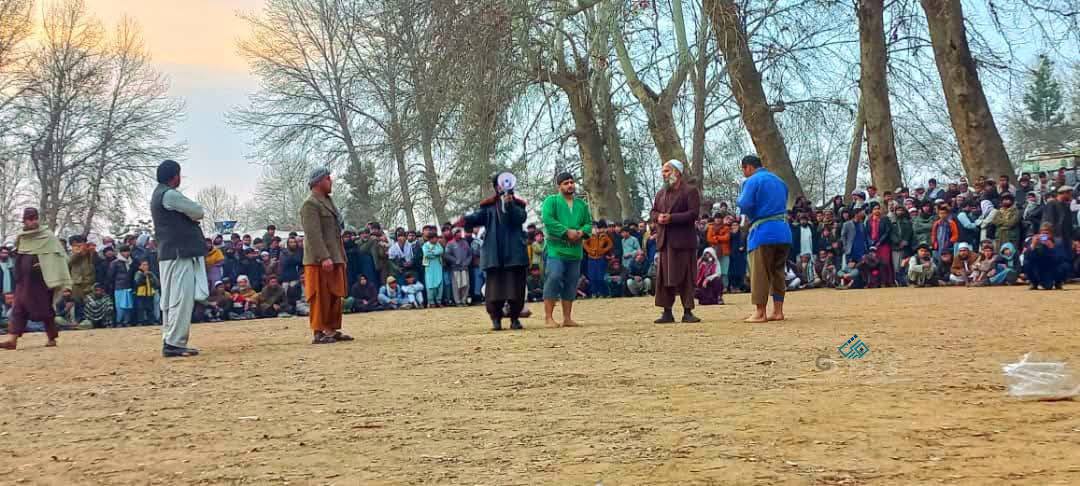کندز ؛ په خان آباد ولسوالۍ کې د ٦٠ ورز شکارانوترمنځ د کورش سیالۍ ترسره شوې