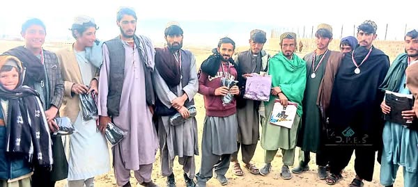 ارزګان؛ مرکز ترینکوټ ښار کې د ۴۴ ورزشکارانو ترمنځ د توپ ډنډې سیالۍ ترسره شوې