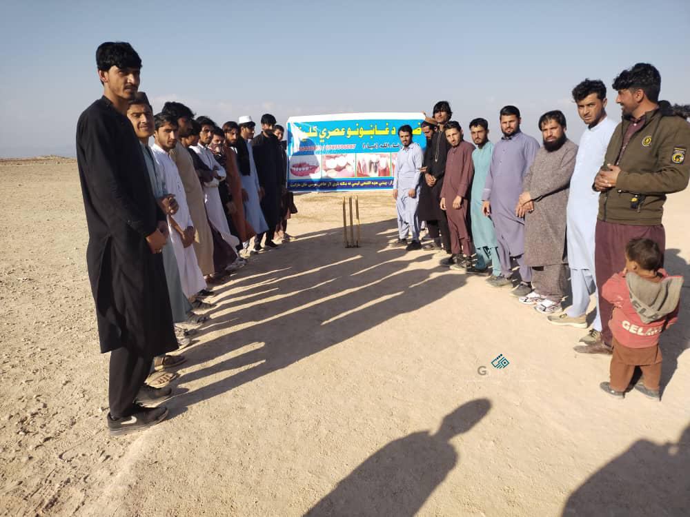 ننګرهار؛ نازیان ولسوالۍ کې د ١٦ لوبډلو ترمنځ د ټېپ بال کرېکټ سیالۍ پیل شوې