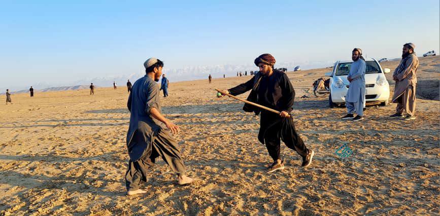 زابل؛ مرکز قلات ښار کې د ۵۰ لوبغاړو ترمنځ د توپ ډنډې سیالۍ ترسره شوې