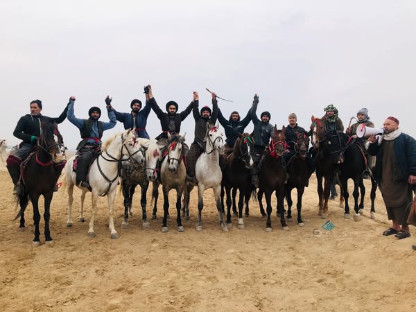 بلخ؛ رقابت‌های بزکشی میان ۷۰ چاپنداز در شهر مزار شريف برگزار شد