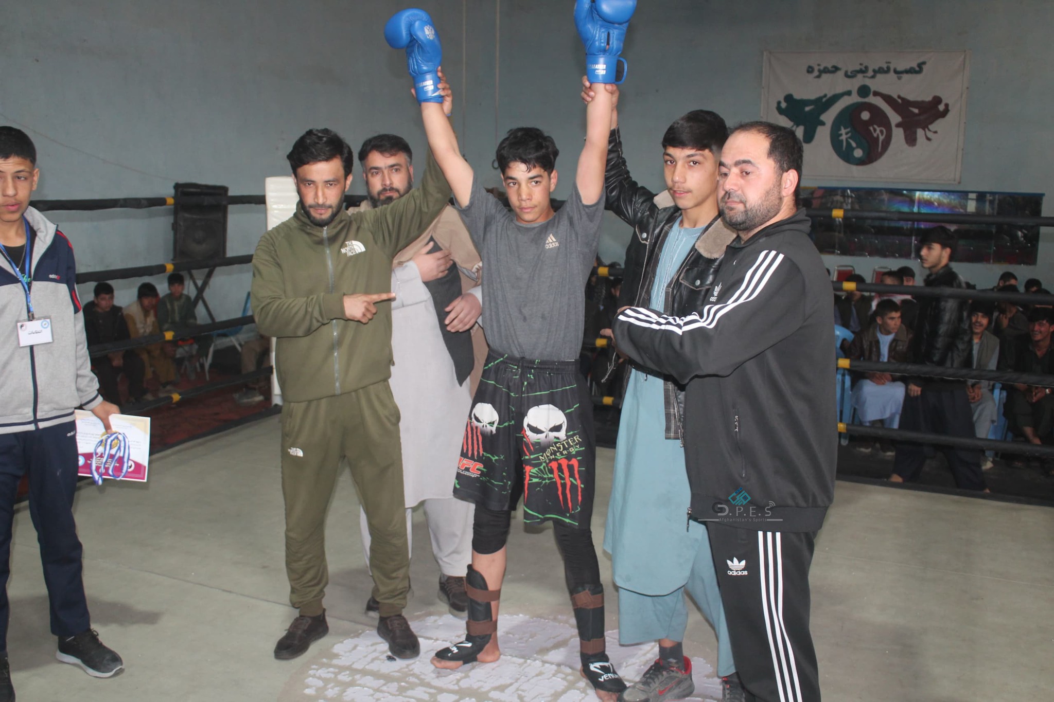 بلخ؛ مرکز مزار شریف کې د ۸۰ ورزشکارانو ترمنځ د کونګفو سیالۍ ترسره شوې