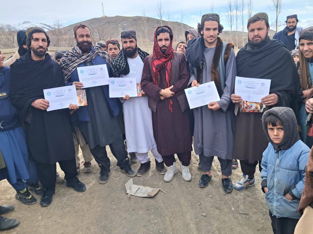 ميدان وردګ؛ په چک ولسوالۍ کې د ۷۰ ورزشکارانو ترمنځ د تیږې اچونې سیالۍ پای ته ورسېدې